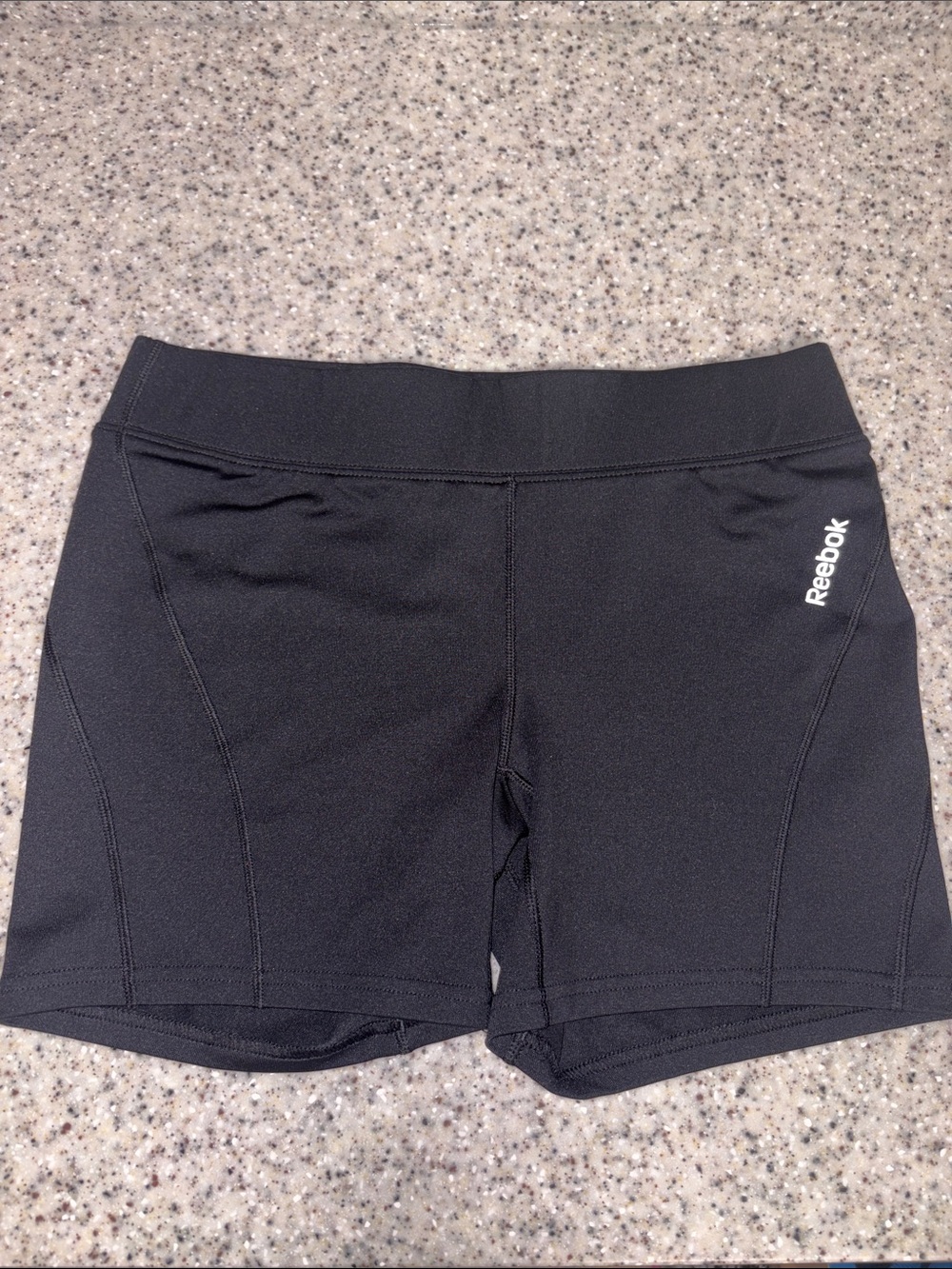 Reebok Women's Black Athletic Bike Shorts